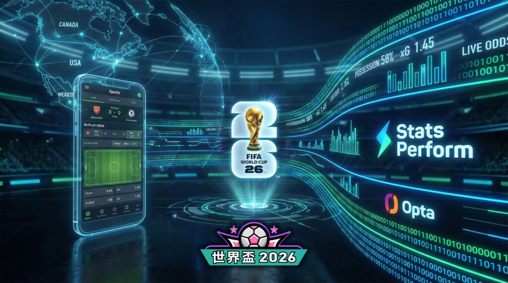 【2026 世界杯快讯】竞彩球迷注意！FIFA 指定 Stats Perform 为 2026 世界杯独家博弈数据分发商